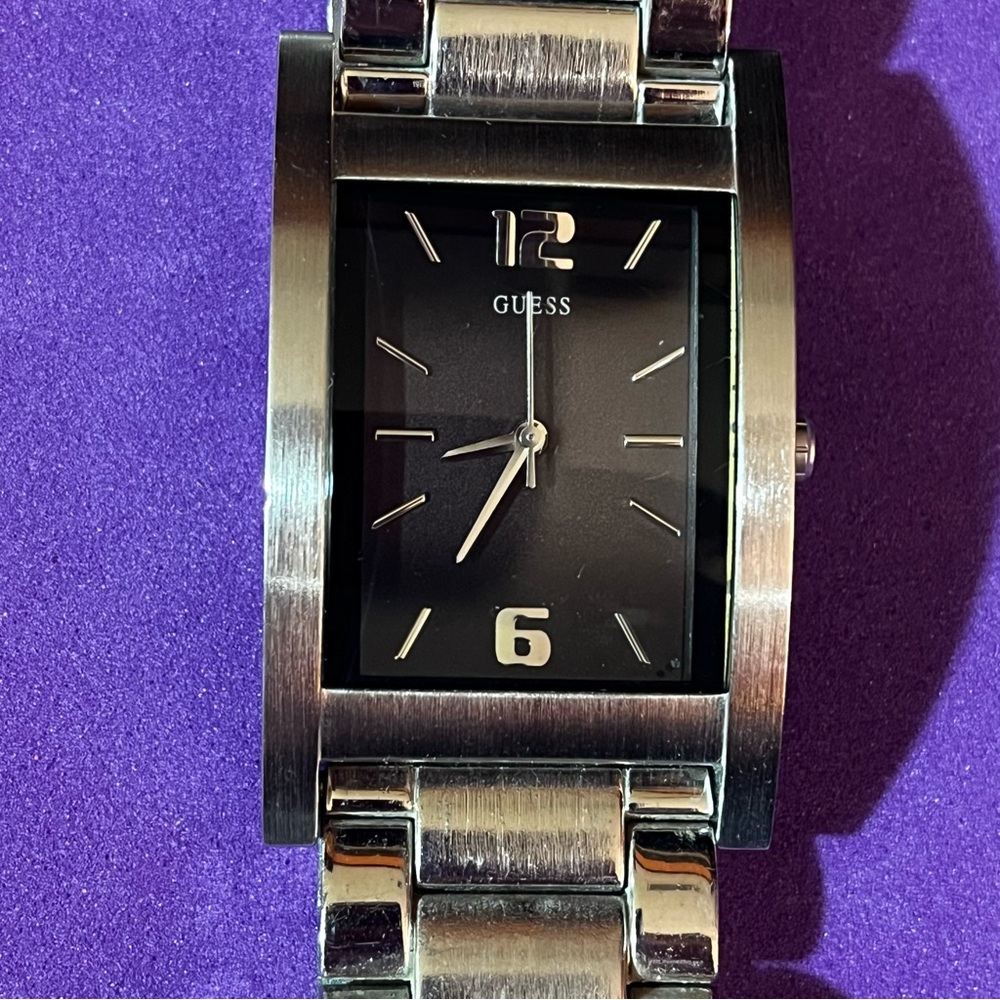 Guess Men's Rectangular Face Watch - image 1